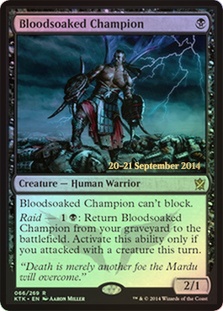 (Promo-Prerelease)Bloodsoaked Champion/血に染まりし勇者